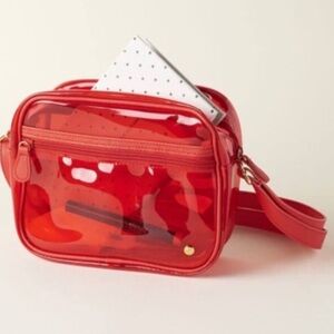 Red Clear Stadium Bag